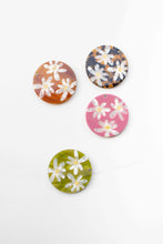 Eco Acetate Daisy Compact Mirror - Amber Mix
