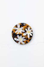 Eco Acetate Daisy Compact Mirror - Amber Mix