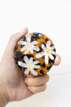 Eco Acetate Daisy Compact Mirror - Amber Mix