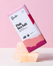 71% Pink Sea Salt Unroasted Dark Chocolate Bar