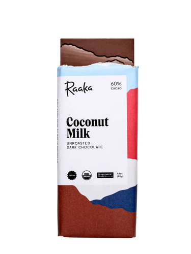 60% Coconut Milk Unroasted Dark Chocolate Bar