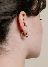 Intermix Hoop Earrings - Gold/Silver