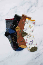 Penny Floral Socks - Cream