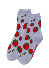 Crew Sock - Strawberry Blossom