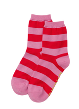 Crew Sock - Pink Stripe