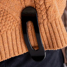 Jumbo Glossy Flat Clip - Black