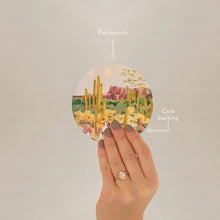 Heat + Water Resistant Coaster - Desert Moonlight