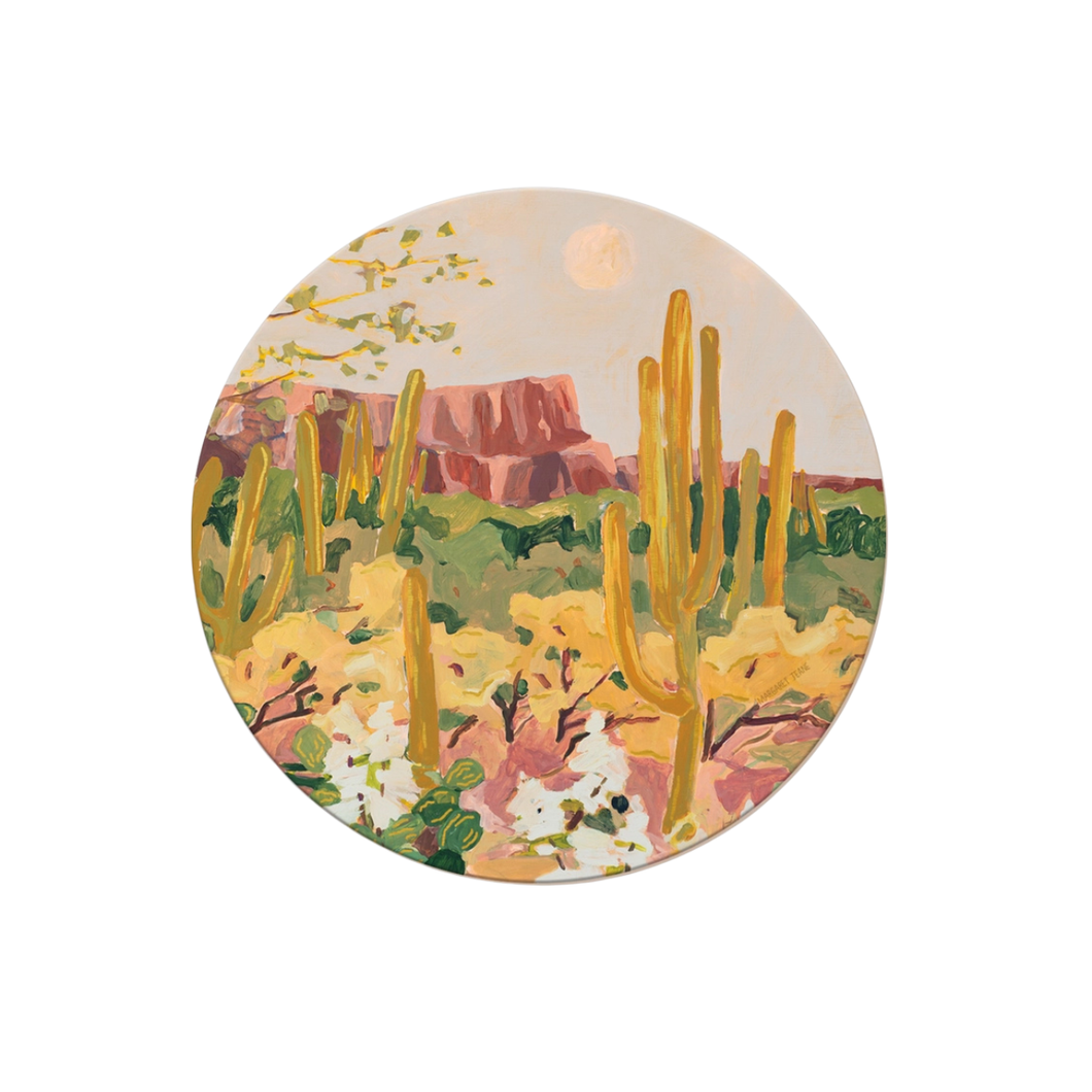 Heat + Water Resistant Coaster - Desert Moonlight