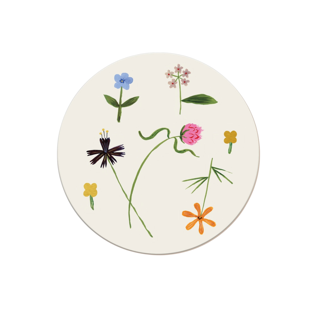 Heat + Water Resistant Coaster - Quirky Petals