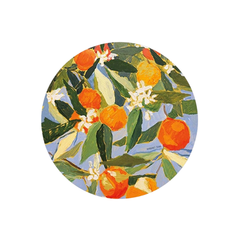 Heat + Water Resistant Coaster - Sunny Oranges