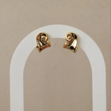 Swirl Wave Earrings - Gold