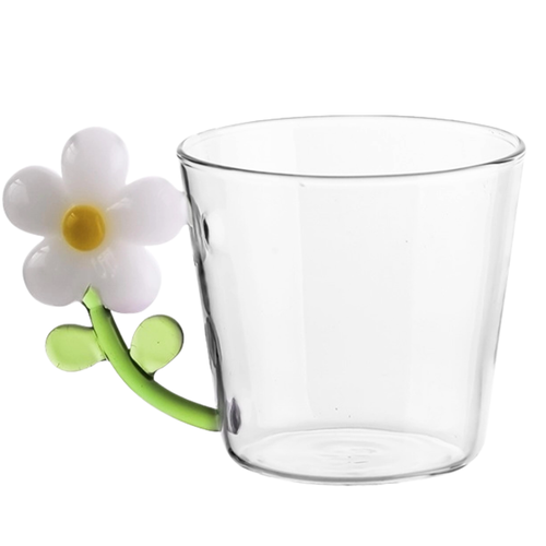 Penelope Floral Glass - White II