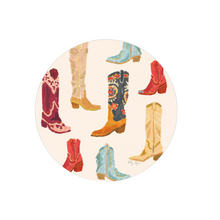 Heat + Water Resistant Coaster - Cowgirl Boots