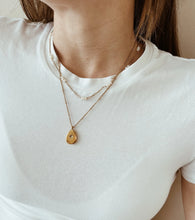 Waterdrop Pendant Necklace - Gold