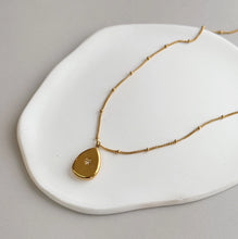 Waterdrop Pendant Necklace - Gold