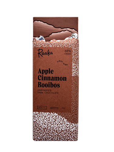 68% Apple Cinnamon Rooibos Dark Chocolate Bar - Limited Edition