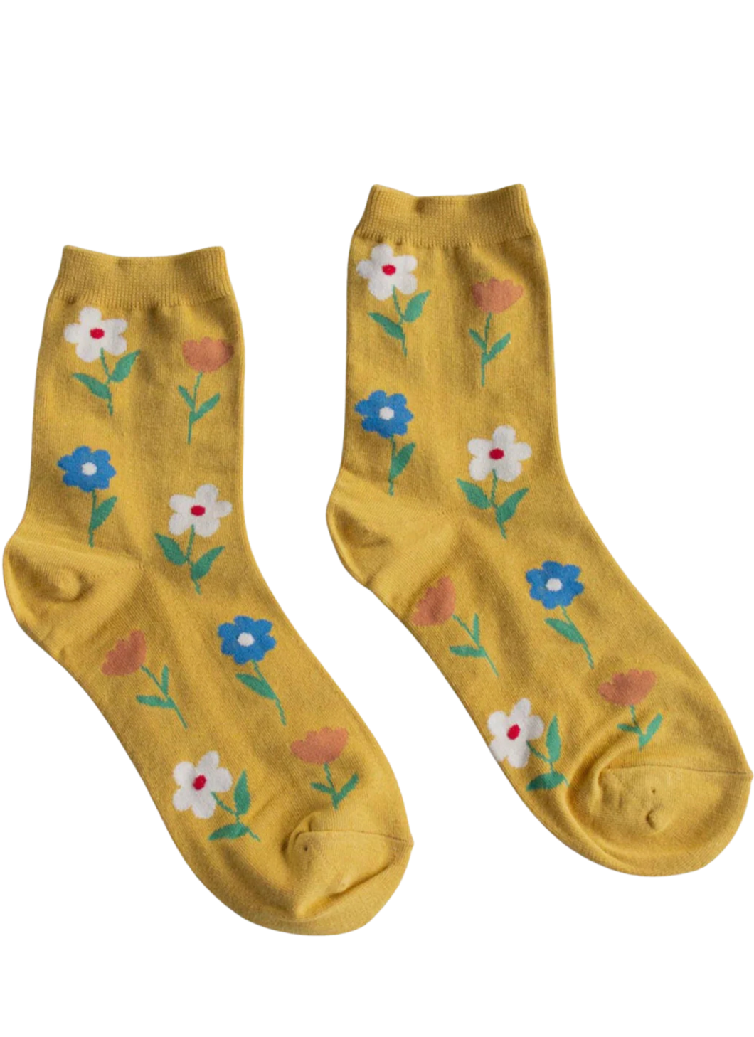 Sunny Casual Socks - Mustard