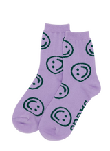 Crew Sock - Lavender Happy