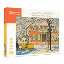 Canadian Artist Series: Lawren S. Harris - Red House and Yellow Sleigh 1000 Piece Puzzle