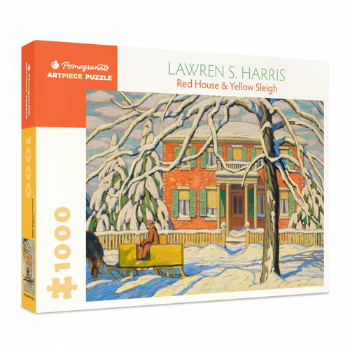 Canadian Artist Series: Lawren S. Harris - Red House and Yellow Sleigh 1000 Piece Puzzle