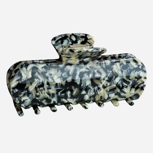 *COMING SOON* Ellio Hair Claw Clip - Black + Beige Mix