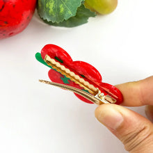Tomato Vine Mini Hair Clip (Alligator Style)