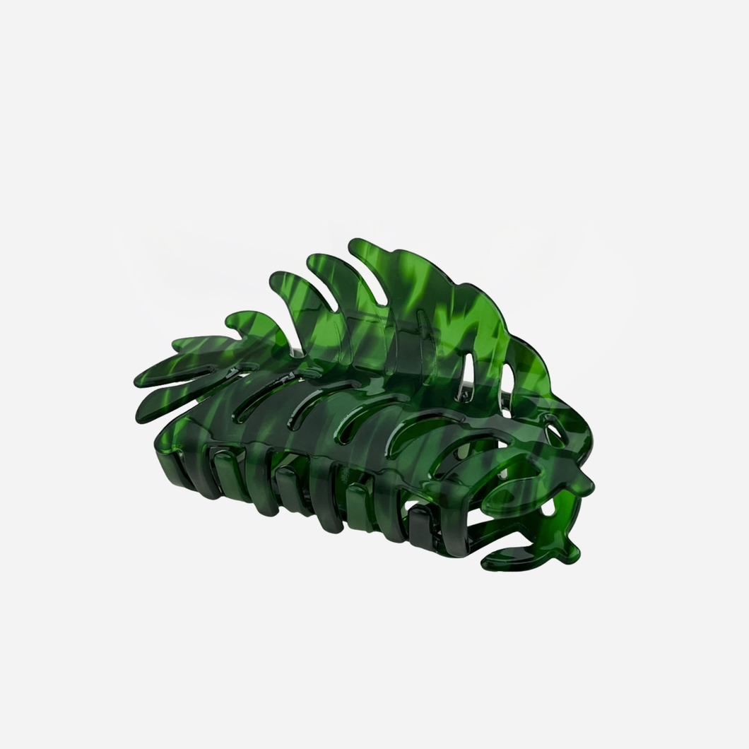 Palm Leaf Claw Clip