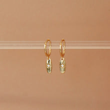 Eva Oval Dangle Earrings