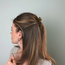 Cellulose Acetate Narrow Cloud Hair Claw Clip - Dark Tortoise
