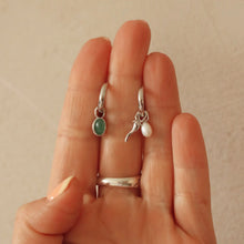 Chili Pepper Charm Earrings - Silver