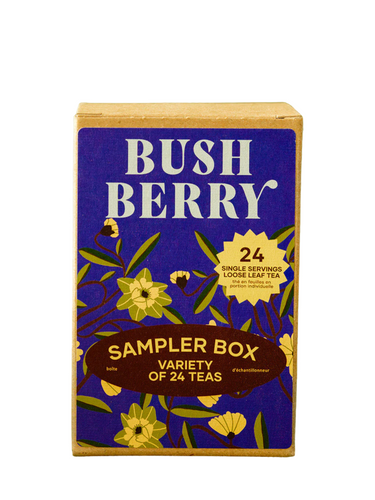 Bush Berry Sample Box | Variety of 24 Popular Teas