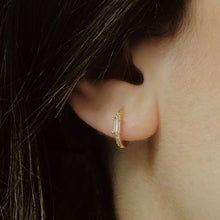 Siera Stone Huggies- Gold
