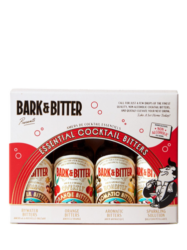 Bark & Bitter Essential Cocktail Bitters Sampler Kit (Alcohol-Free)