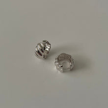 Ria Huggie Hoop Earrings - Silver