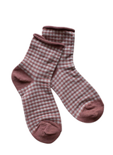 Picnic Mid Crew Socks - Mauve