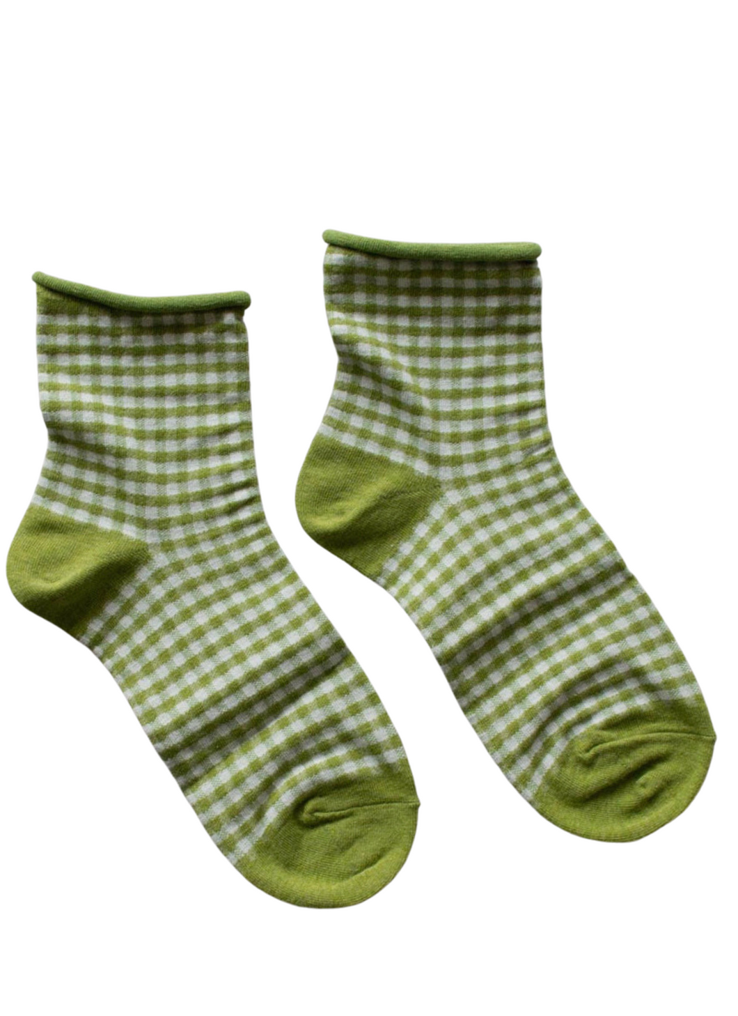 Picnic Mid Crew Socks - Olive