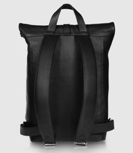 Polis Leather Backpack - Midnight Black
