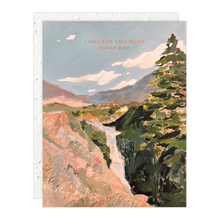 Waterfall Love Card (Plantable Seed Paper Envelope)