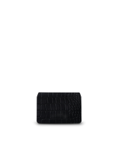 Cassie's Cardcase - Black Croco Leather