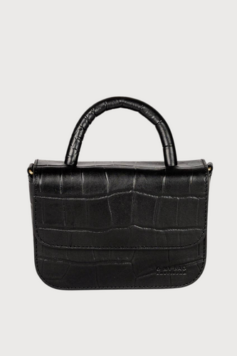 Nano Bag - Black Croco Leather