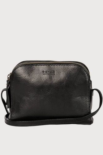 Emily Crossbody Bag - Black Stromboli Leather