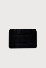 Cassie's Cardcase - Black Croco Leather