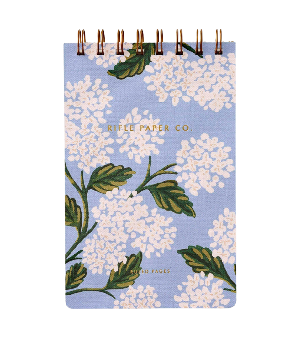 Hydrangea Top Spiral Notebook