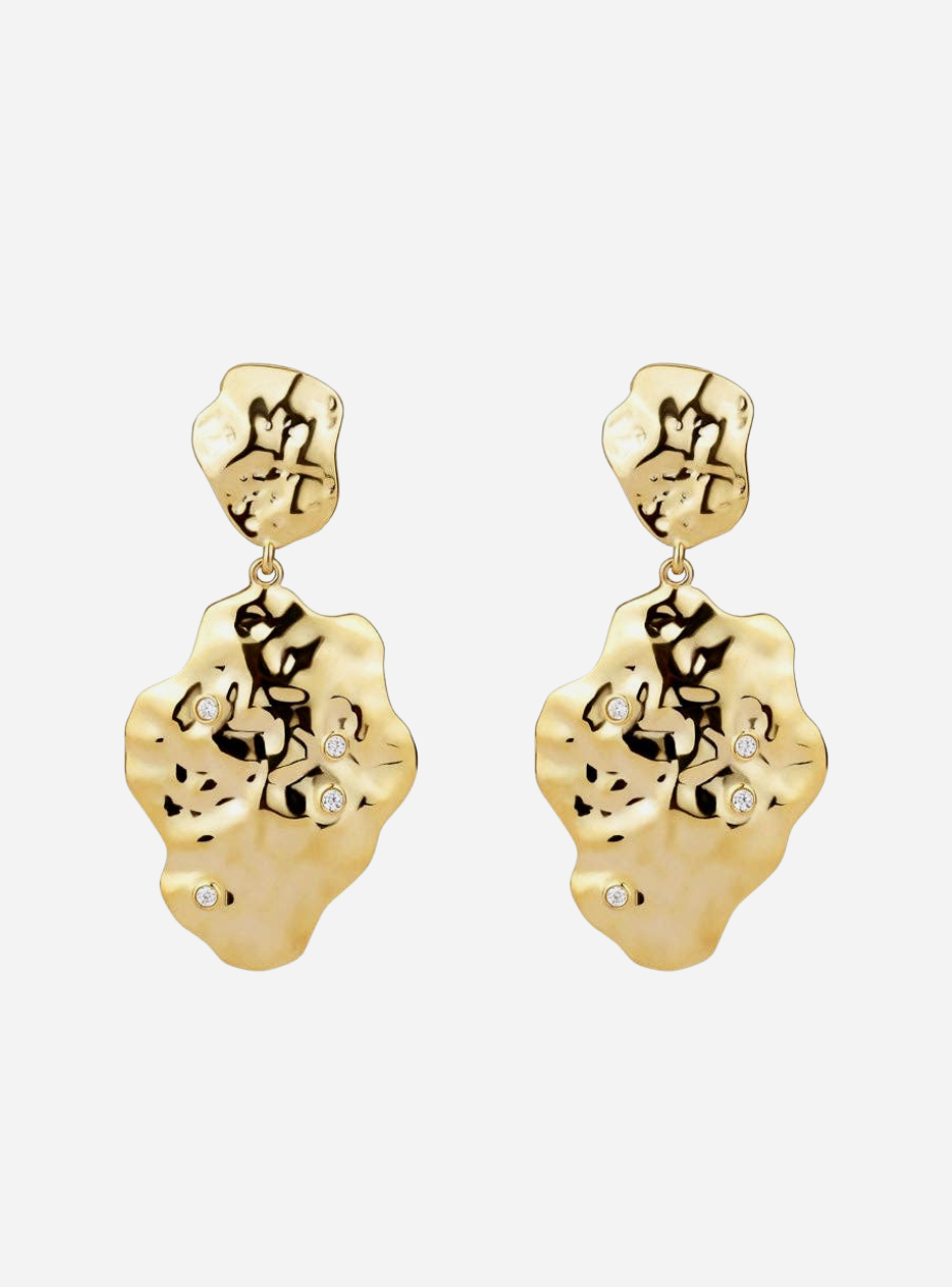 Coralia Earrings - Gold