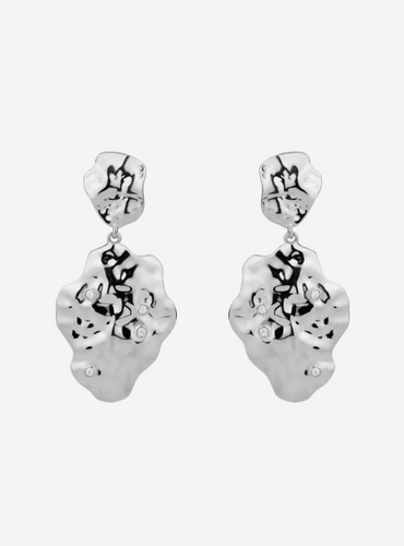Coralia Earrings - Silver