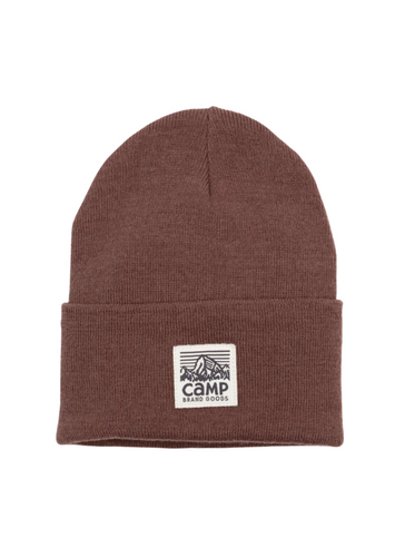 Camp Brand Goods Heritage Logo Toque - Deep Taupe