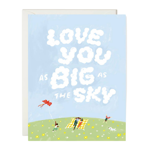 Big Sky Love Card