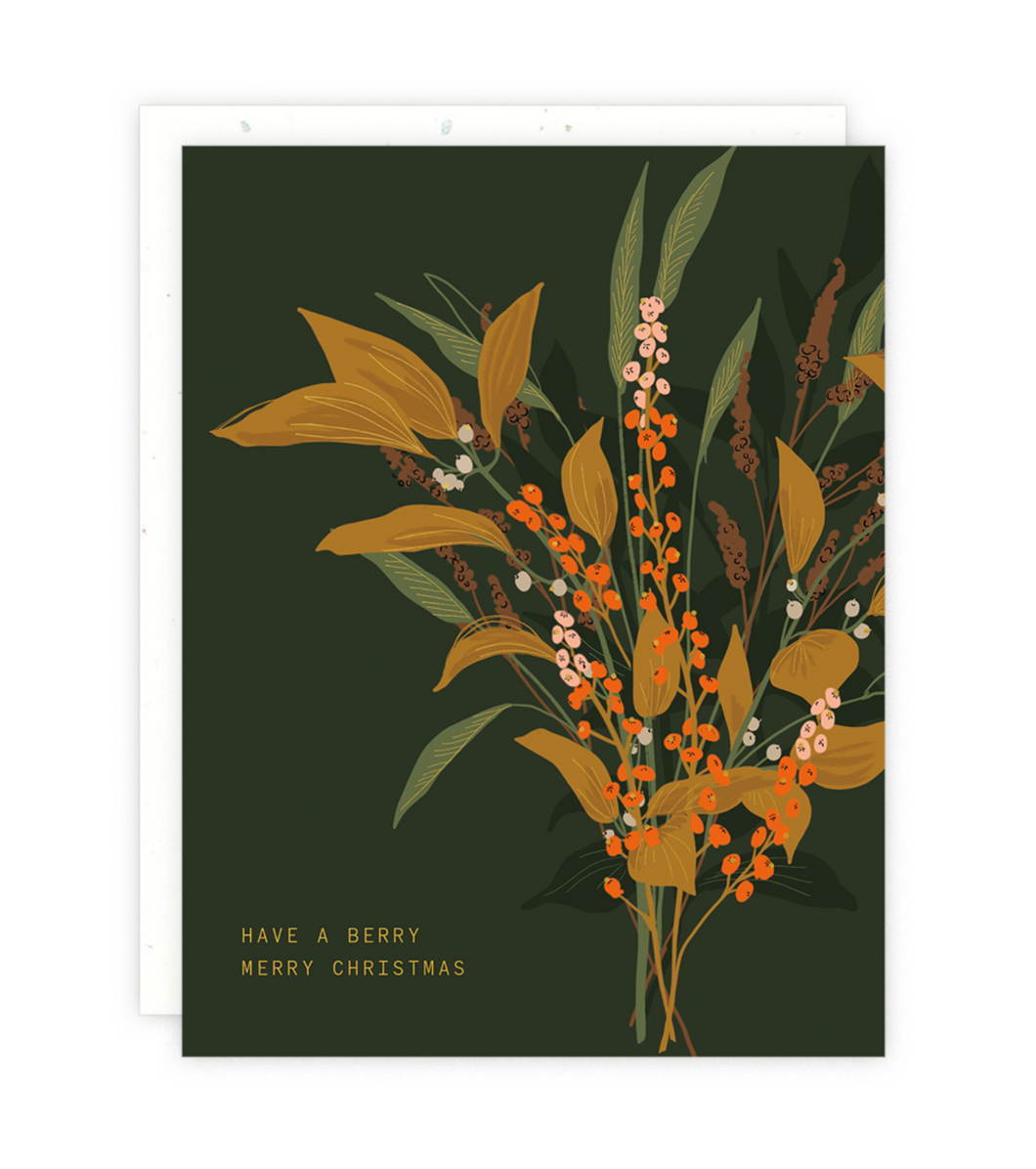 Winter Bouquet Card