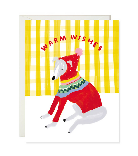 Warm Whippet Card