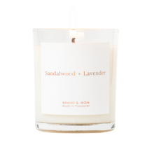 Sandalwood + Lavender - Wood Lid Soy Candle